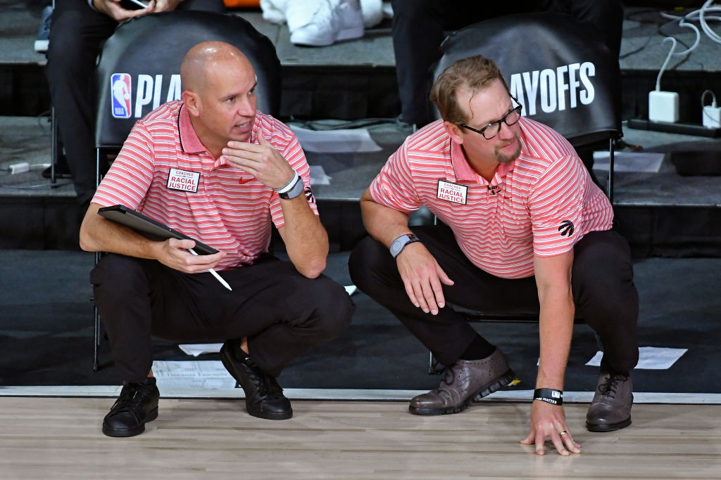 Nate Bjorkgren, Nick Nurse of the Toronto Raptors