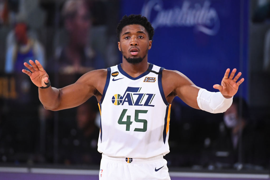 Donovan Mitchell of the Utah Jazz