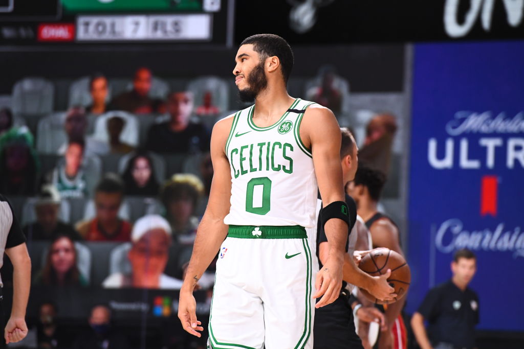 Jayson Tatum of the Boston Celtics