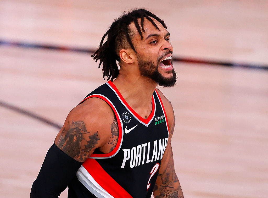 Gary Trent Jr. of the Portland Trail Blazers