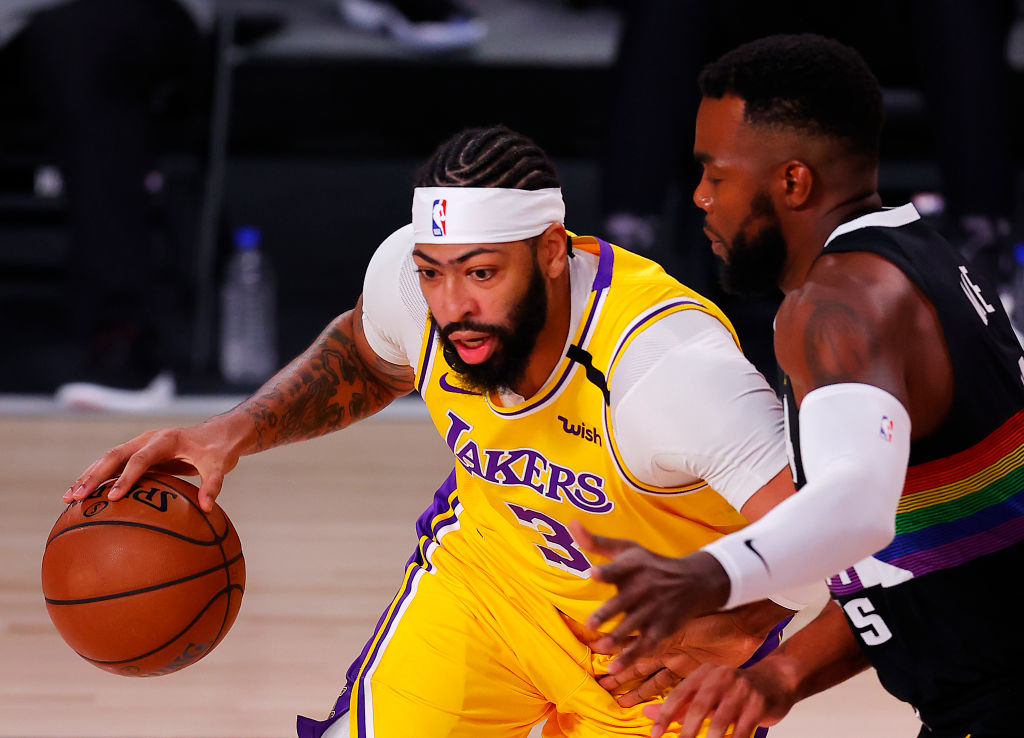 Anthony Davis of the Los Angeles Lakers