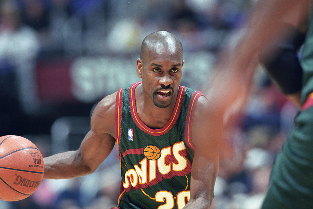 Gary Payton of the Seattle SuperSonics