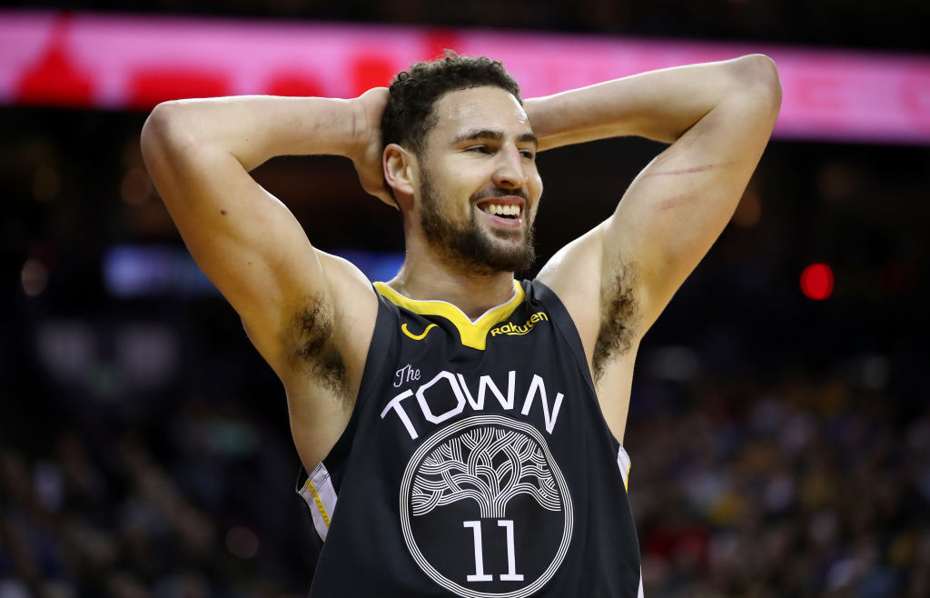 Klay Thompson of the Golden State Warriors