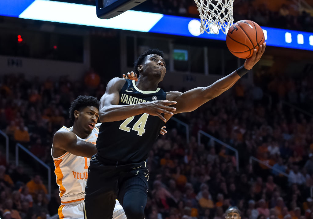 Aaron Nesmith of the Vanderbilt Commodores