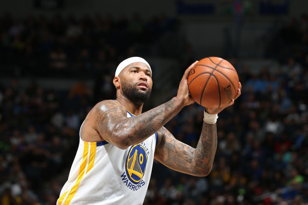 DeMarcus Cousins of the Golden State Warriors