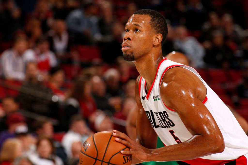 Rodney Hood of the Portland Trail Blazers