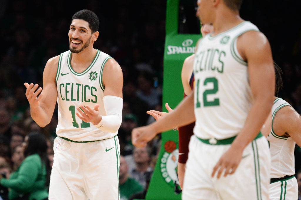 Enes Kanter of the Boston Celtics