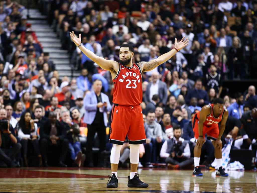 Fred VanVleet of the Toronto Raptors