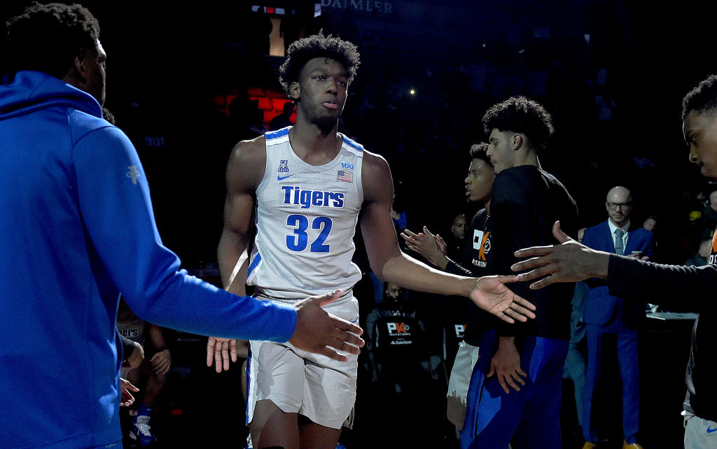 James Wiseman of the Memphis Tigers