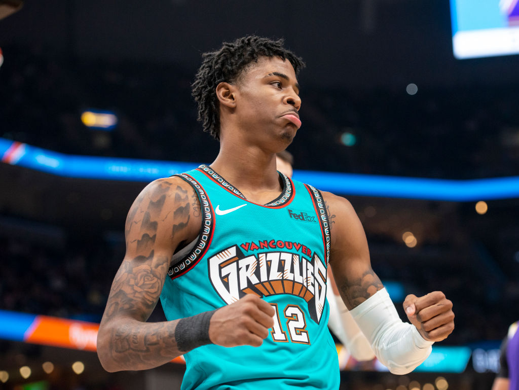 Ja Morant of the Memphis Grizzlies