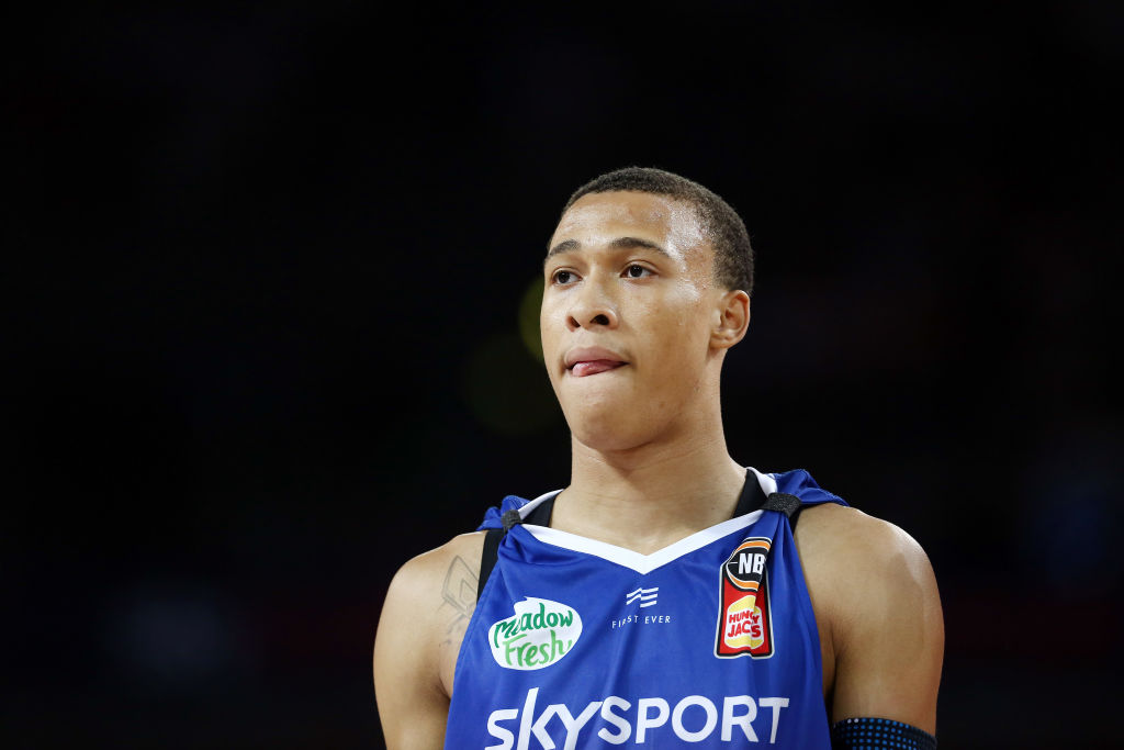 R.J. Hampton of the New Zealand Breakers