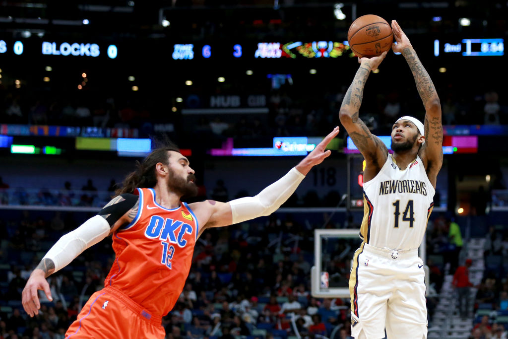 Brandon Ingram and Steven Adams