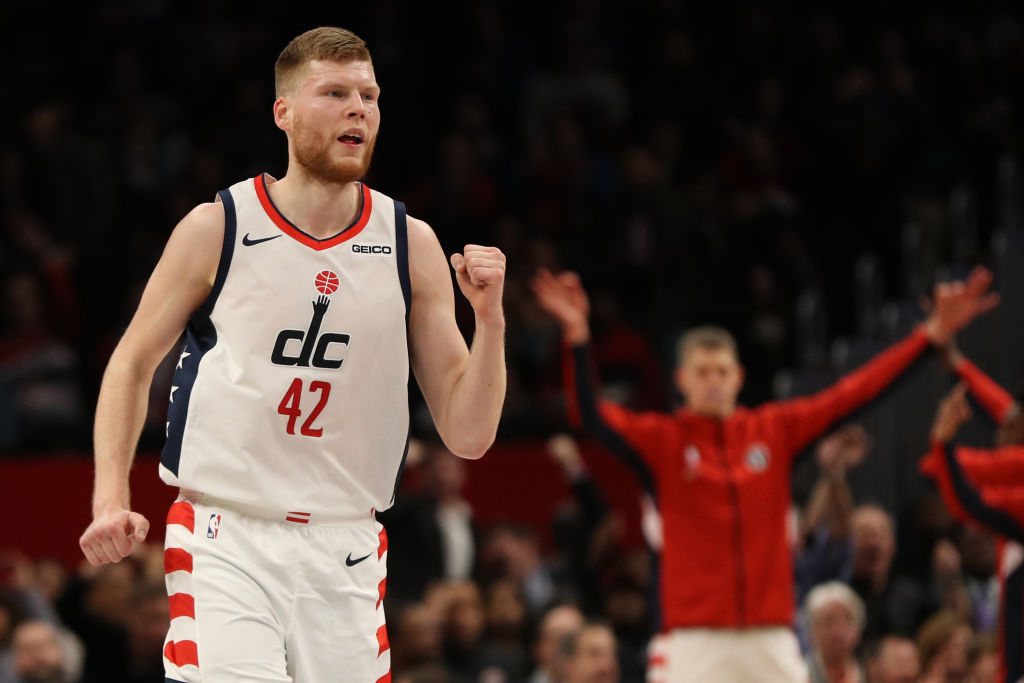 Davis Bertans of the Washington Wizards