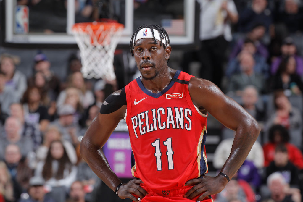 Jrue Holiday of the New Orleans Pelicans