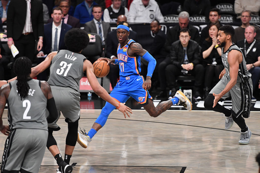 Dennis Schroder of the Oklahoma City Thunder