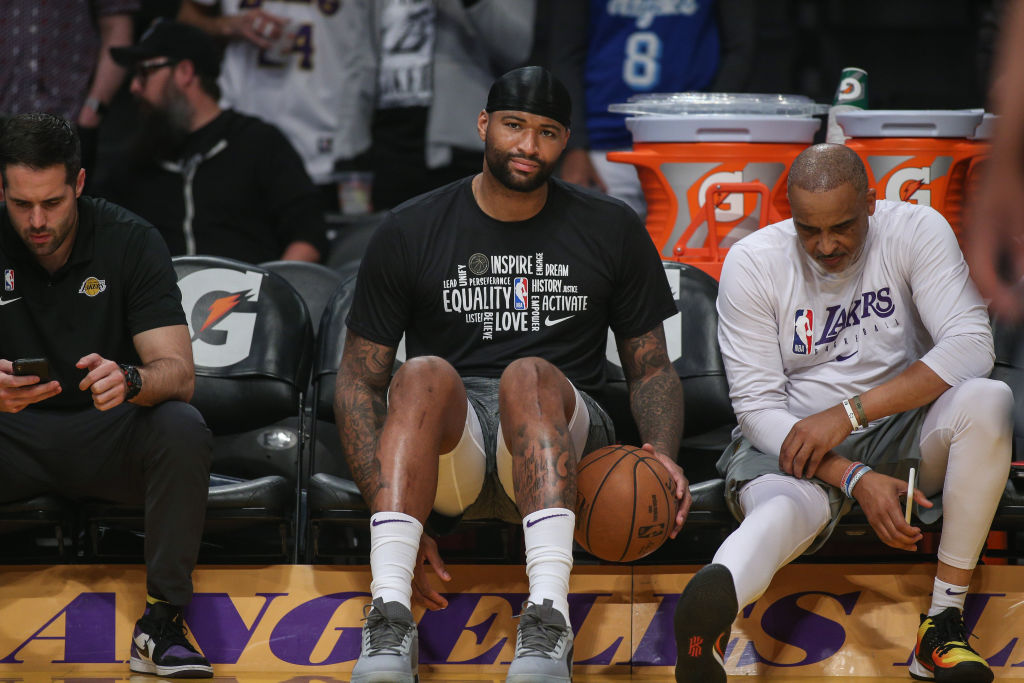 DeMarcus Cousins of the Los Angeles Lakers