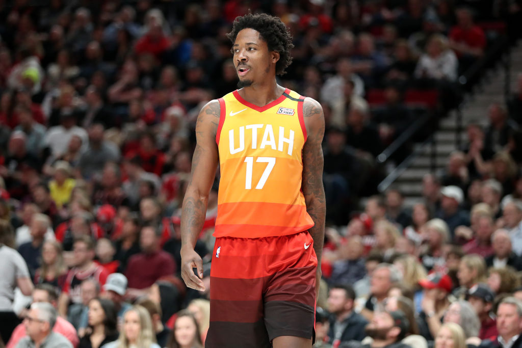 Ed Davis of the Utah Jazz