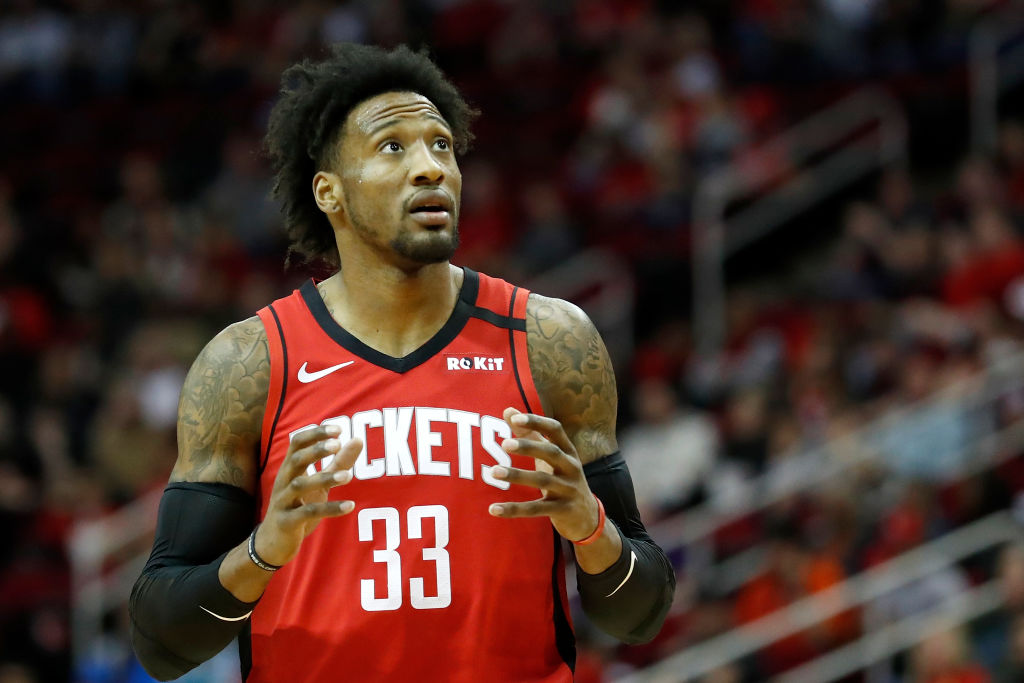 Robert Covington of the Houston Rockets