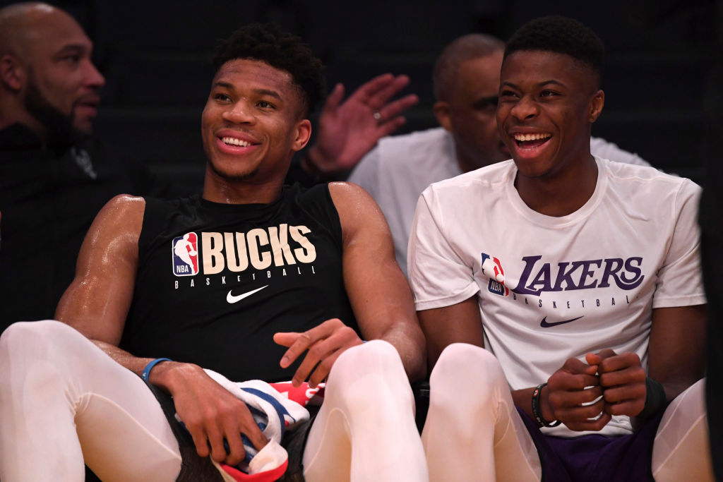 Kostas Antetokounmpo of the Los Angeles Lakers