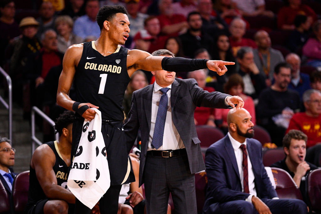Tyler Bey of the Colorado Buffaloes