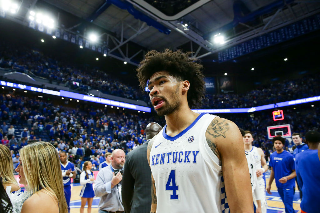 Nick Richards of the Kentucky Wildcats
