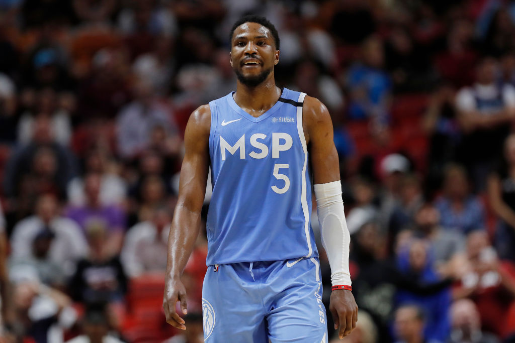 Malik Beasley of the Minnesota Timberwolves