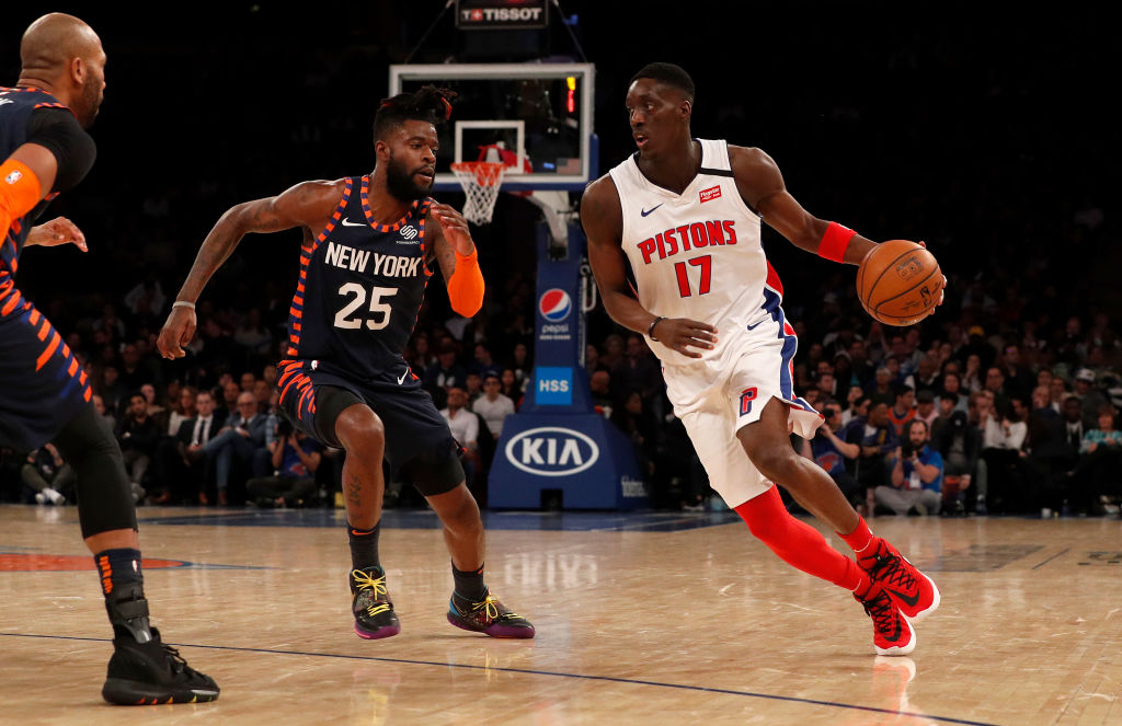Tony Snell of the Detroit Pistons
