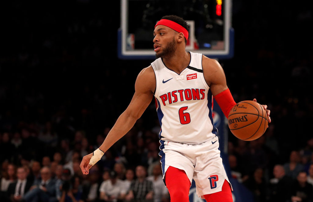 Bruce Brown of the Detroit Pistons
