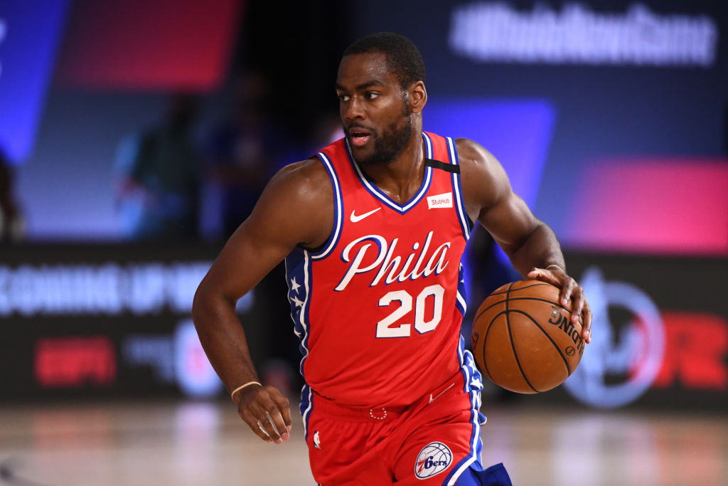 Alec Burks of the Philadelphia 76ers