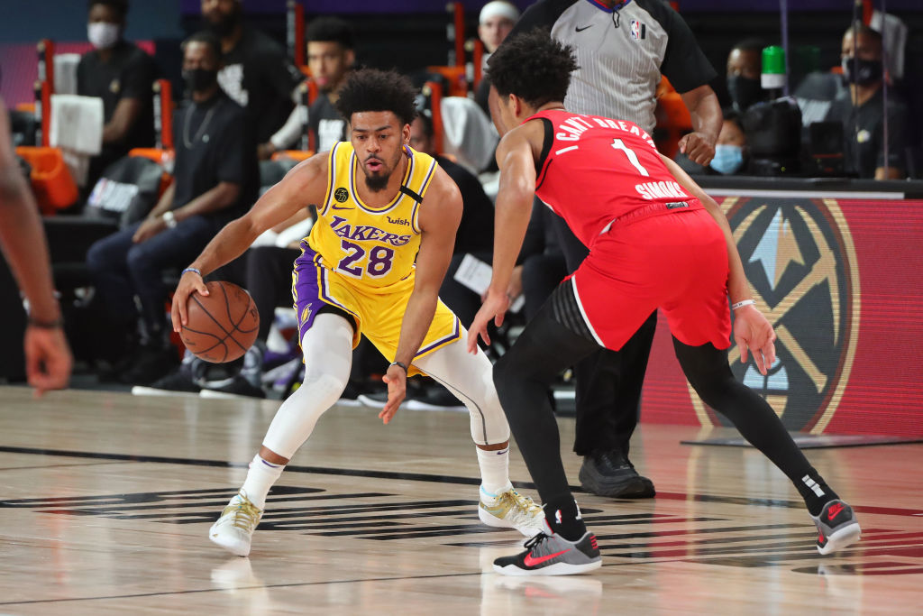 Quinn Cook of the Los Angeles Lakers