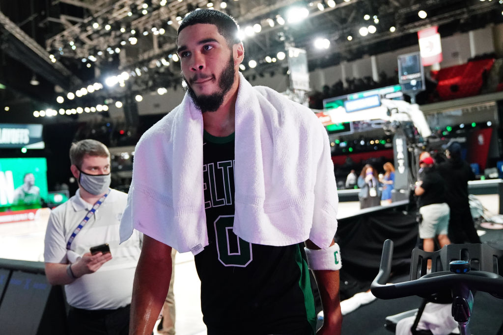 Jayson Tatum of the Boston Celtics