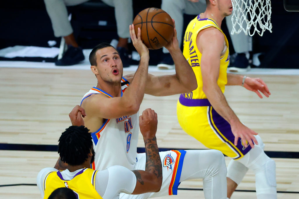 Danilo Gallinari of the Oklahoma City Thunder