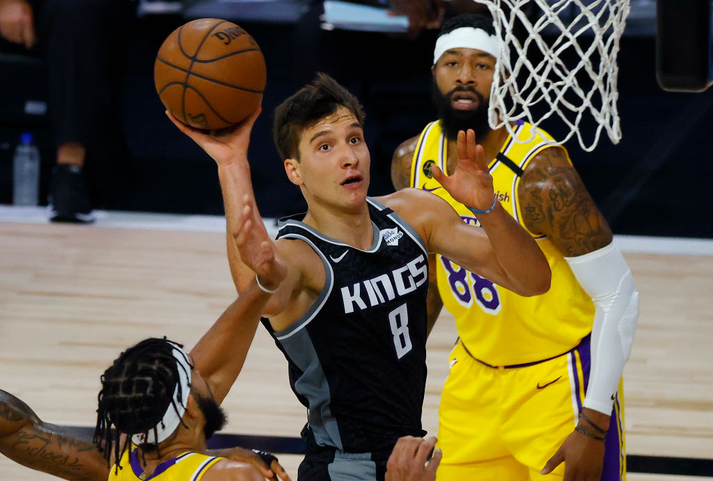 Bogdan Bogdanovic of the Sacramento Kings