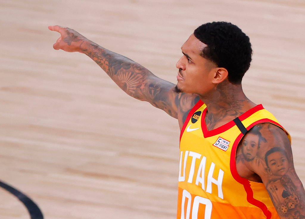 Jordan Clarkson of the Utah Jazz