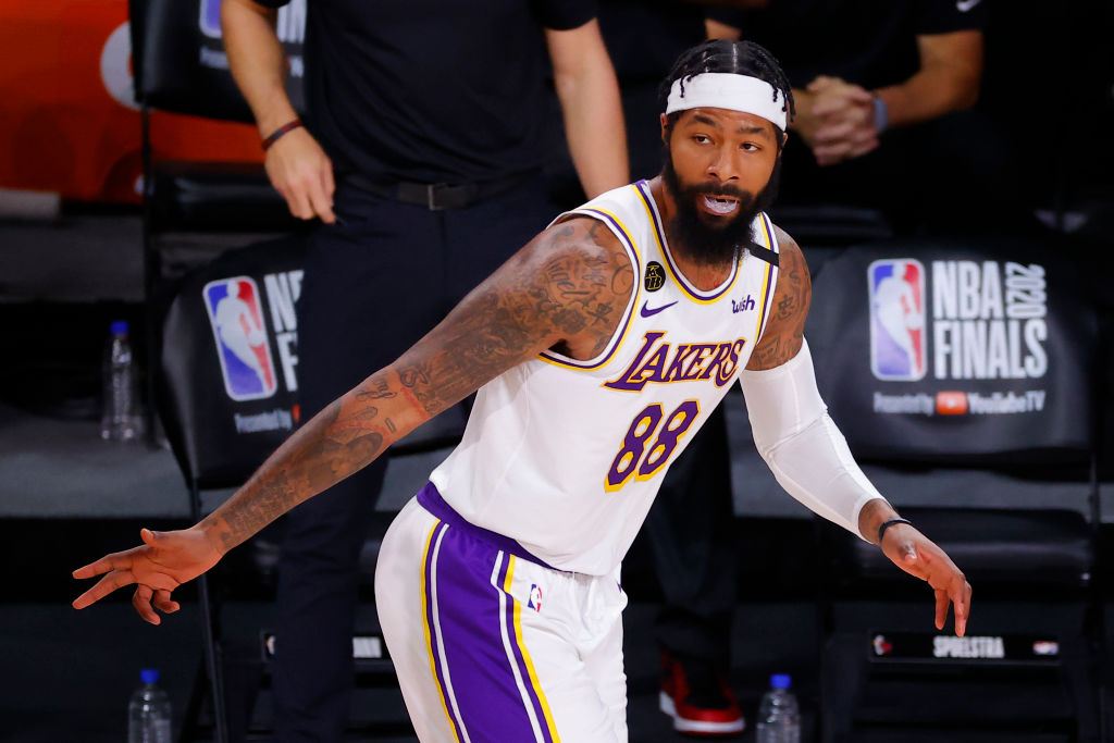 Markieff Morris of the Los Angeles Lakers