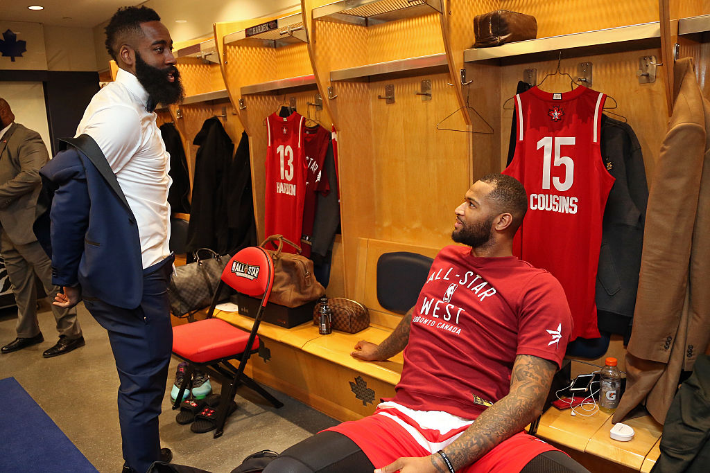 James Harden and DeMarcus Cousins