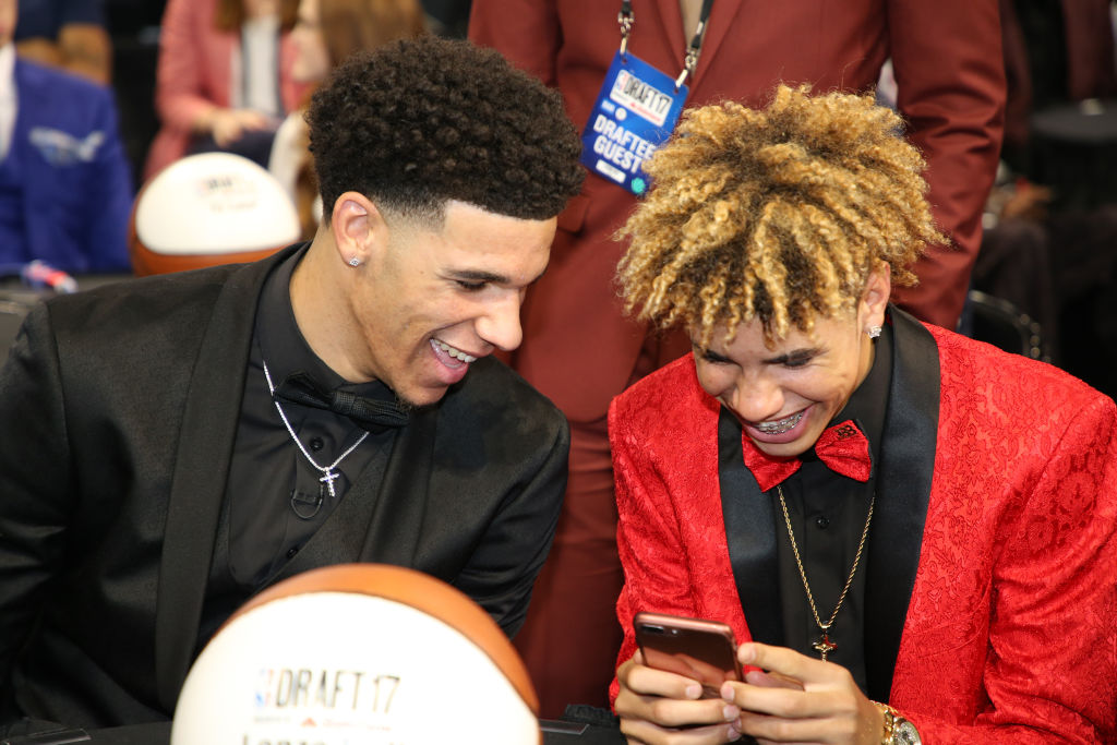 Lonzo Ball and LaMelo Ball