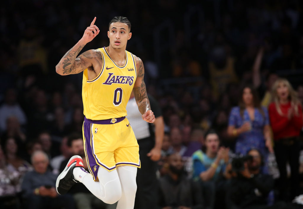 Kyle Kuzma of the Los Angeles Lakers