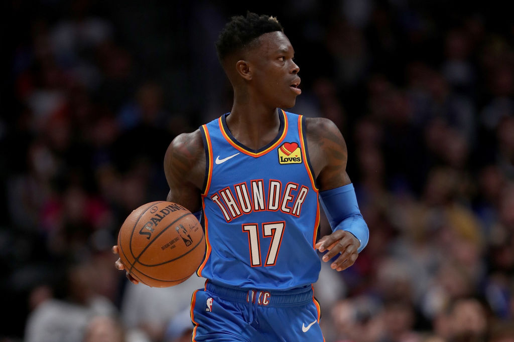 Dennis Schroder of the Oklahoma City Thunder