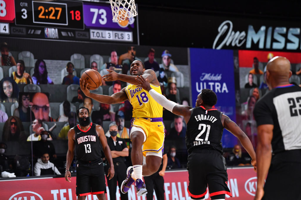 Dion Waiters of the Los Angeles Lakers