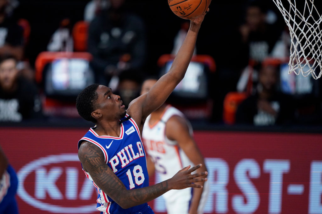 Shake Milton of the Philadelphia 76ers