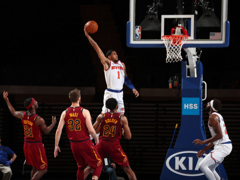 Obi Toppin of the New York Knicks