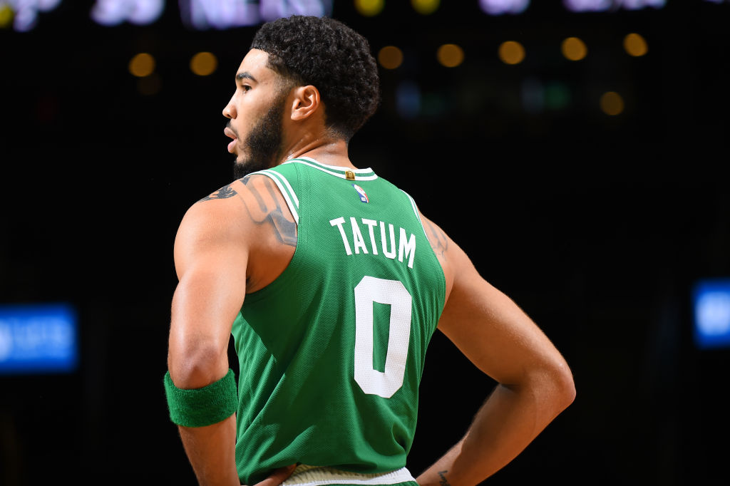 Jayson Tatum of the Boston Celtics