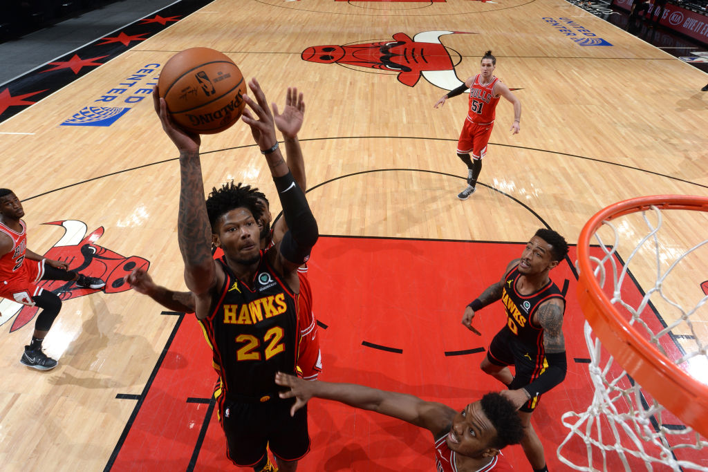 Cam Reddish of the Atlanta Hawks