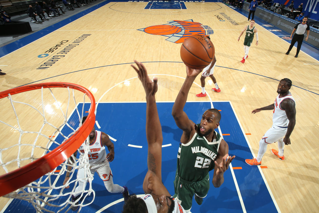 Khris Middleton of the Milwaukee Bucks