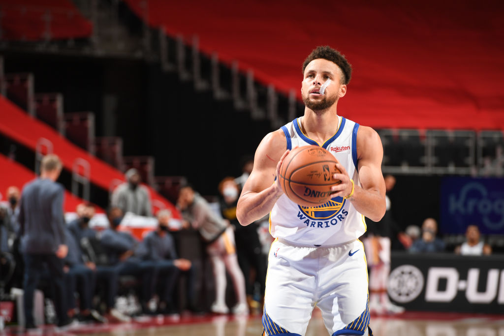 Steph Curry of the Golden State Warriors