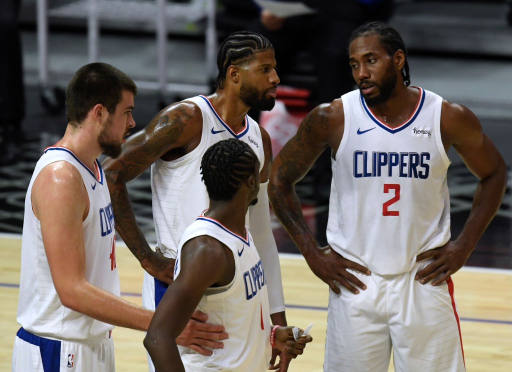 Kawhi Leonard and Paul George of the LA Clippers