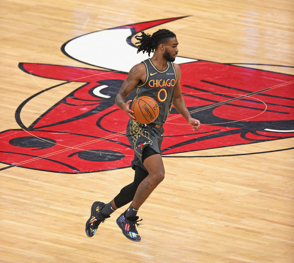 Coby White of the Chicago Bulls