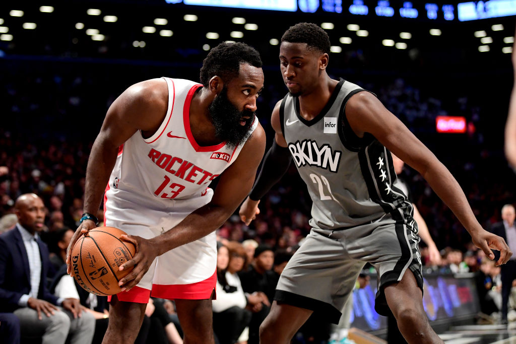 Caris LeVert and James Harden