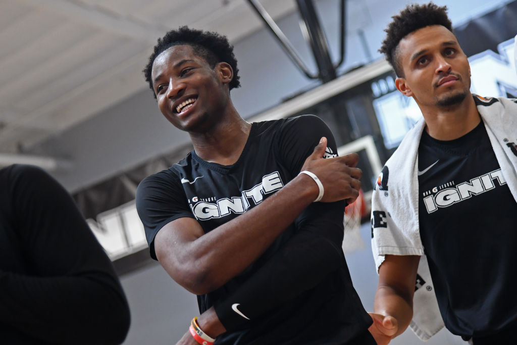 Jonathan Kuminga of the G League Ignite